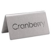 Service Ideas 1C-BF-CRANBERRY-MOD Beverage ID Tent "Cranberry" 1-1/2"H X 3"W