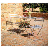 Emuamericas, Llc E334-22 - Arc En Ciel Folding Table, Rectangular, 20" X 28" X 29-1/2"H