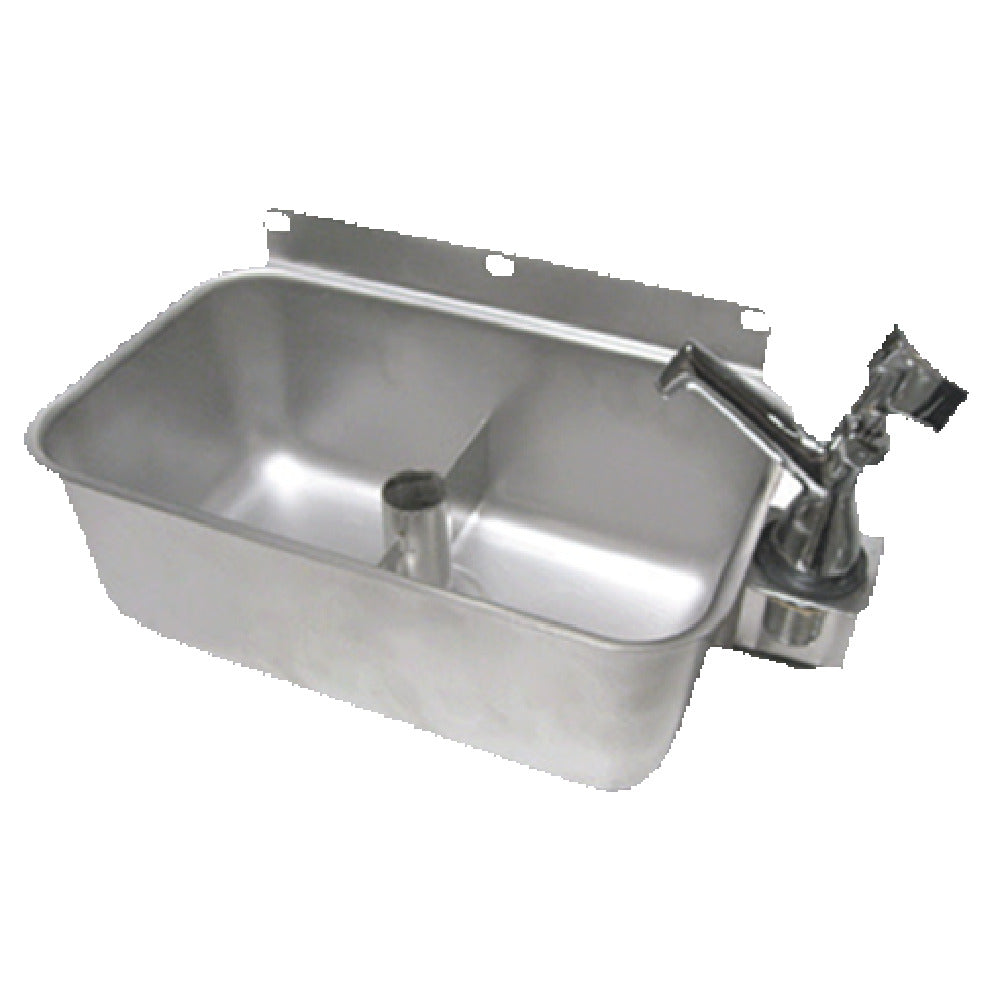 GSW USA HS-DSREG Dipper Well Sink Table Mount 9-1/2"W X 5-1/2"L X 4"D Bowl