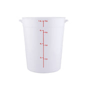 CAC China FS3P-8W Food Storage Container 8 Qt. Round