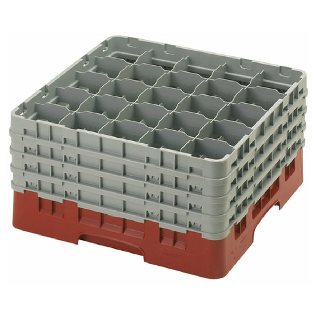 Cambro 25S900416 Camrack® Glass Rack With (4) Soft Gray Extenders Full Size