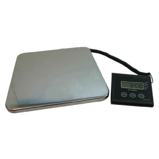 Hamilton Beach 24-1001-W Weston Digital Platform Scale 11-1/4" X 11-3/4" Stainless Steel Platform