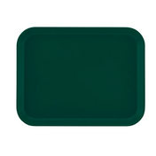 A dark green Camtray high-impact fiberglass tray with rounded corners and a smooth surface, viewed from above against a plain white background.