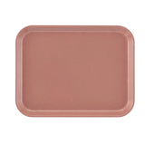 A rectangular Camtray with rounded corners in dusty rose, viewed from above against a white background. Made from high-impact fiberglass, this tray features a smooth design with a slightly raised edge and is dishwasher safe for easy cleaning.