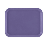 A rectangular Camtray with rounded edges, shown from above. Made of high-impact fiberglass, this solid purple tray features a smooth, flat surface and slightly raised sides. The dishwasher safe tray is set against a plain white background.