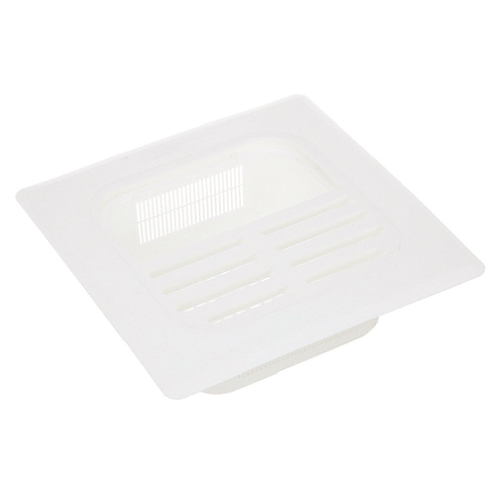 AllPoints 1021190 8x8 Floor Strainer White