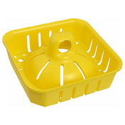 AllPoints 1021198 Basket Floor Drain (6"sq Yllw)