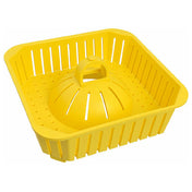 AllPoints 1021200 Basket Floor Drain (8"sq Yllw)