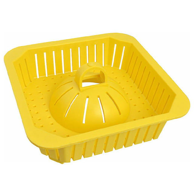 AllPoints 1021201 Basket Flr Drain(8 1/2"sq Ylw)