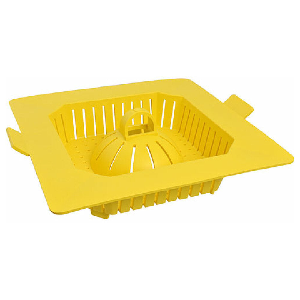 AllPoints 1021203 Basket Flr Drain(10 3/4"sq Ylw
