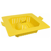 AllPoints 1021203 Basket Flr Drain(10 3/4"sq Ylw