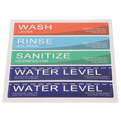 AllPoints 1021223 Sticker Kit Wash Rinse S An