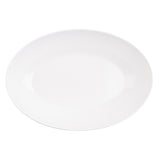 A plain, white, round Sierra Melamine Bowl is shown from above against a white background. The bowl has a smooth surface with no patterns or decorations and is perfect for everyday use.