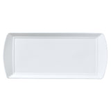Steelite 82000AND0136 L/S Rectangle Tray 13.375" X 6.0" X 0.75" Whiteware