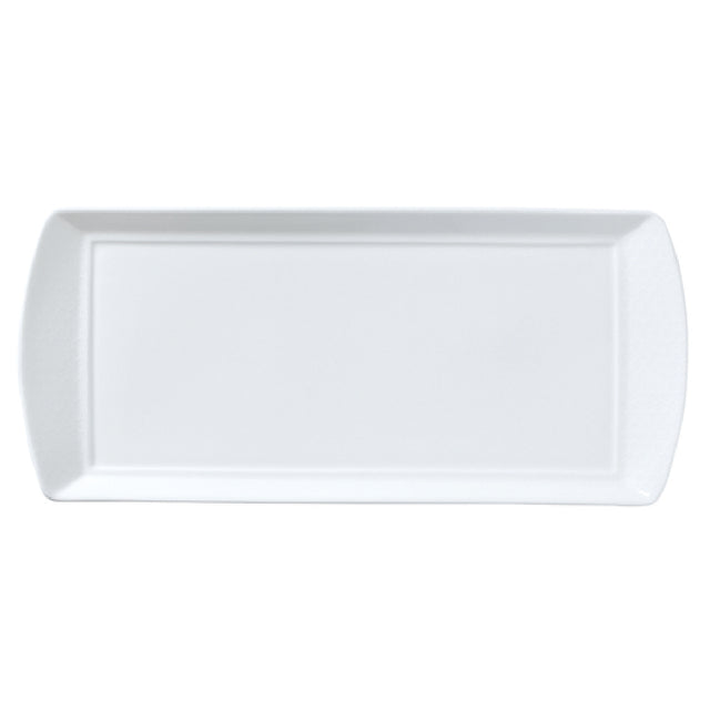 Steelite 82000AND0136 L/S Rectangle Tray 13.375" X 6.0" X 0.75" Whiteware