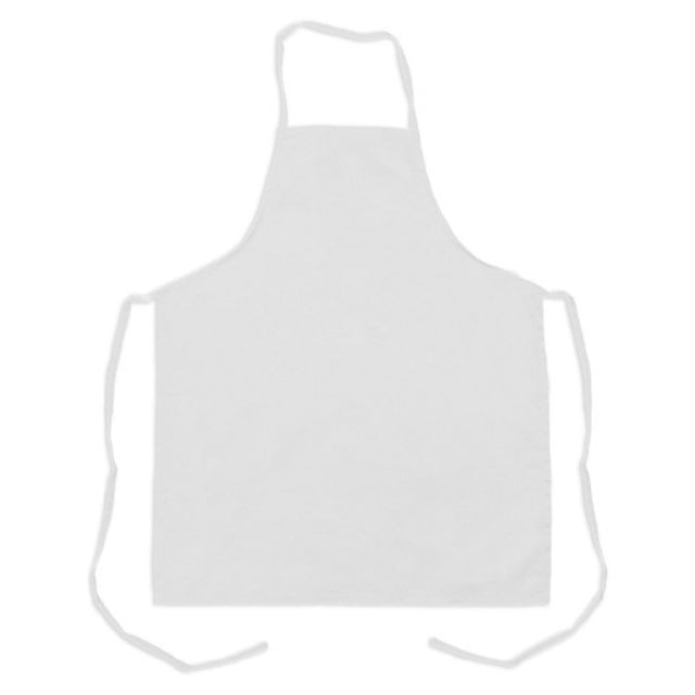 KNG 1033WHT Kng 32 In Bib Apron White