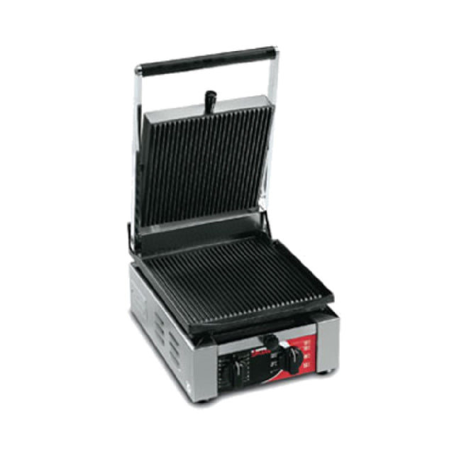Sirman 34A1301105SI ELIO RR Panini Grill Single Grooved Top & Grooved Bottom