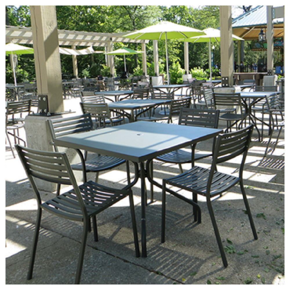 Emuamericas, Llc E829-22 - Solid Table, With Umbrella Hole, Square