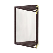 Risch TE-10V 5.5X8.5-NYLON Deluxe Sewn Nylon Menu Cover (specify Color) 5-1/2" X 8-1/2"