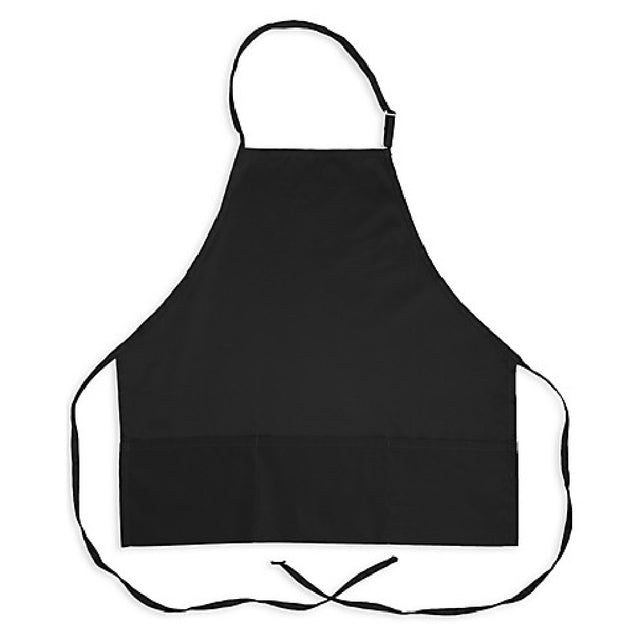 KNG 1040BLK Kng 27 In Bib Apron Black 3 Pocket