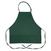 KNG 1040FGN Kng 27 In Bib Apron Forest Green 3 Pocket