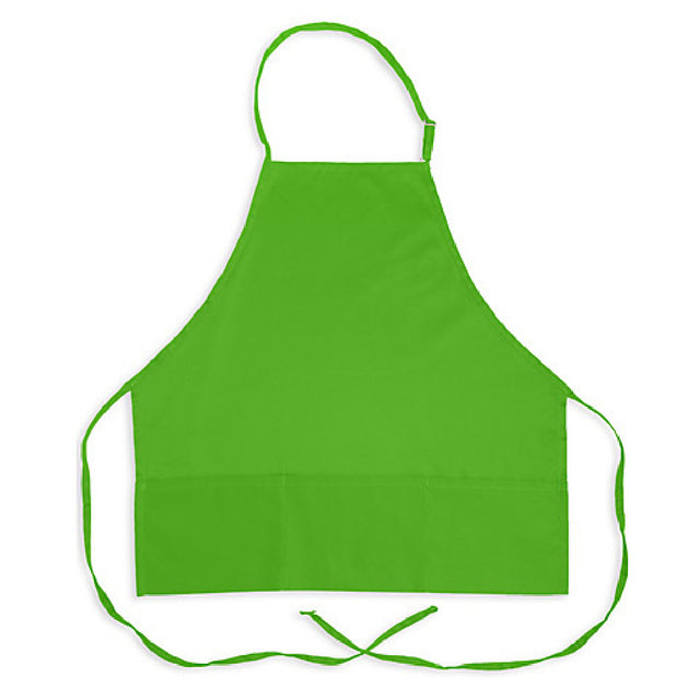 KNG 1040LMG Kng 27 In Bib Apron Lime Green 3 Pocket