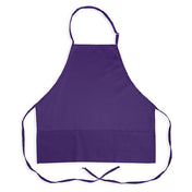 KNG 1040PUR Kng 27 In Bib Apron Purple 3 Pocket