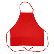 KNG 1040RED Kng 27 In Bib Apron Red 3 Pocket