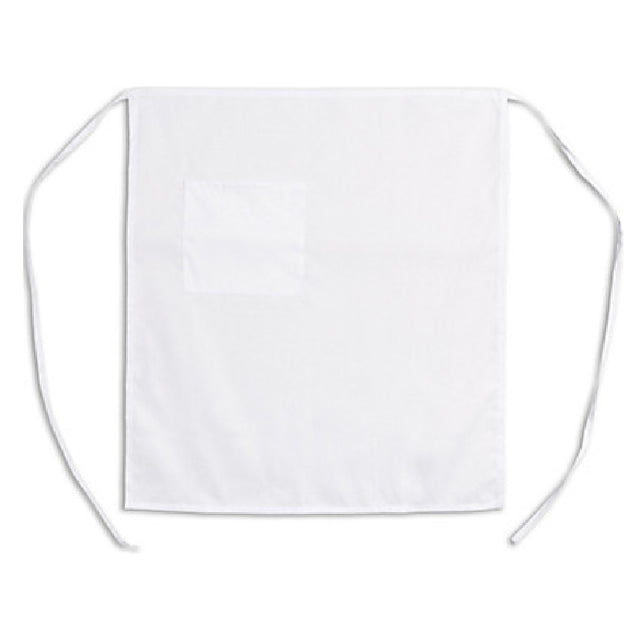 AllPoints 1041WHT 30 In Bistro Apron White 1 Pocket