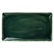 Steelite 12030556 Taste Rectangle Tray 13.0" X 7.5"Vesuvius Burnt Emerald