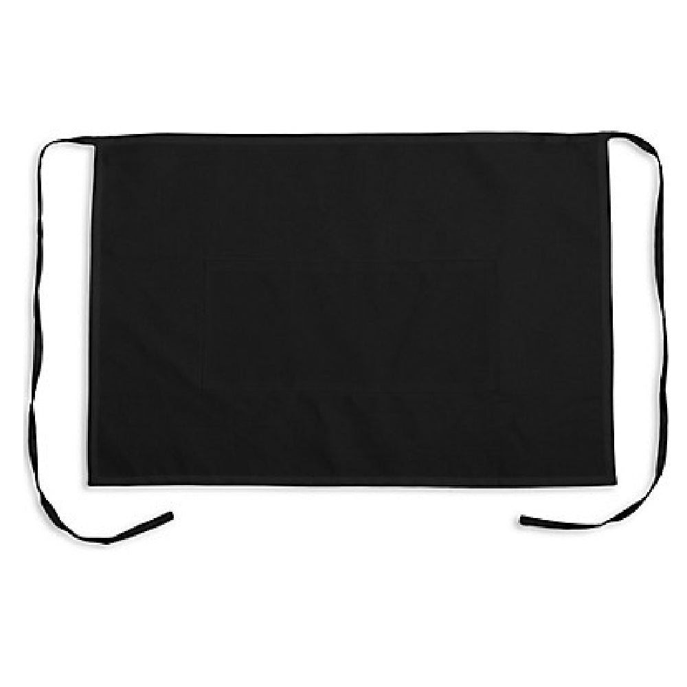 KNG 1042BLK Kng 19 In Bistro Apron Black 2 Pockets