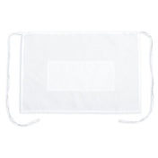 KNG 1042WHT Kng 19 In Bistro Apron White 2 Pockets