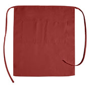 AllPoints 1043BRG 32 In Bistro Apron Burgundy 2 Pockets