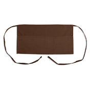 KNG 1046COF Kng 11 In Waist Apron Coffee 3 Pockets