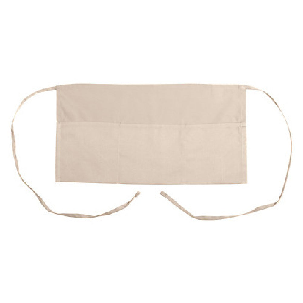 KNG 1046LTP Kng 11 In Waist Apron Light Taupe 3 Pockets