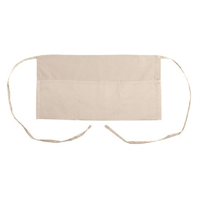 KNG 1046LTP Kng 11 In Waist Apron Light Taupe 3 Pockets