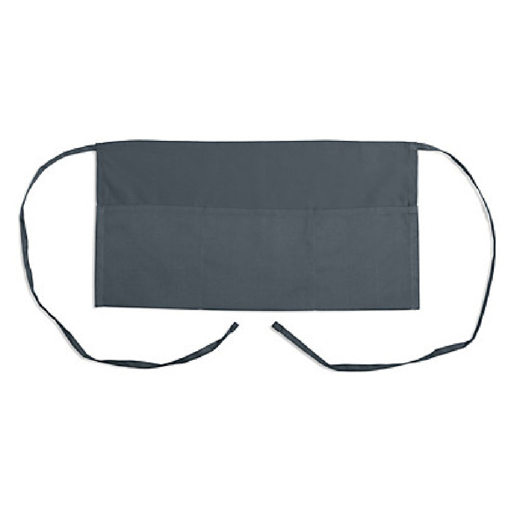 AllPoints 1046SLT 11 In Waist Apron Slate 3 Pockets