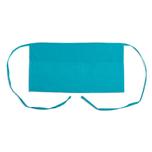 KNG 1046TEA Kng 11 In Waist Apron Teal 3 Pockets