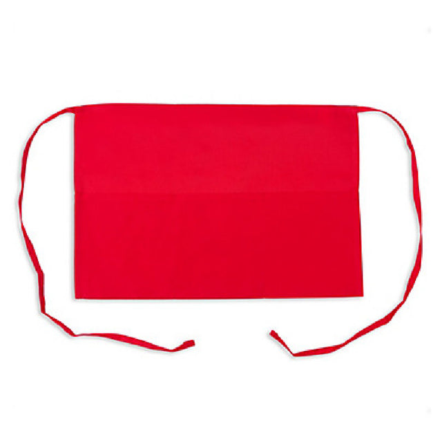 KNG 1047RED Kng 15 In Waist Apron Red 3 Pockets