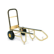 Forbes Industries 1570-B Bellman's Handtruck 23-1/2"L Fold-up Dropnose 1" Brushed Brass Tube
