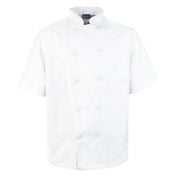 KNG 10512XL Kng 2xl Mens Chef Coat Short Sleeve