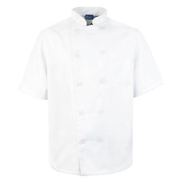 KNG 1051S Kng Sm Mens Chef Coat Short Sleeve