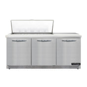 Continental Refrigerator D72N18M-FB Designer Line Mighty Top Sandwich Unit Front Breather