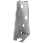 A single gray metal Door Hinge Bracket, model E-KB54FG, with a right-angle shape, three oval holes on the vertical face, and a rounded cutout on the horizontal base—ideal for Empura Refrigeration structural support or mounting purposes.