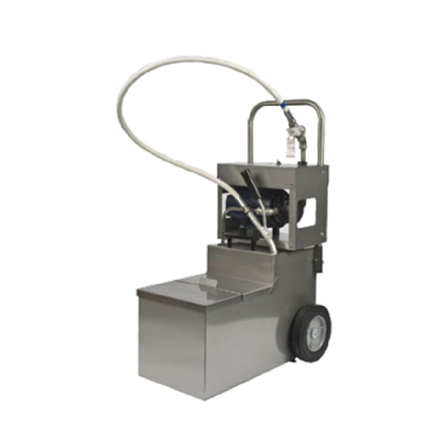MirOil USA MOD1050 Oil Filter Machine/Discard Trolley 1 Way Pump For Fryers With Drain Valves