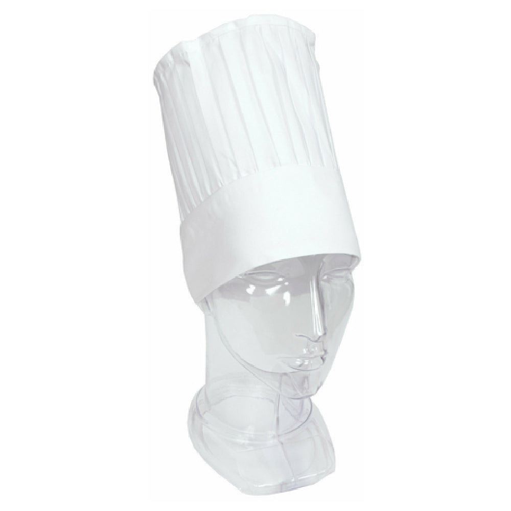 John Ritzenthaler Company CHEU0WH Chef's Hat European Style 10" Tall