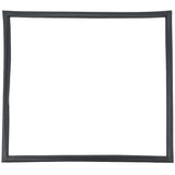 A simple, empty rectangular black picture frame with slightly uneven edges, set against a white background. Like a Door Gasket from Empura Refrigeration, its blank center emphasizes clean lines and versatile functionality.