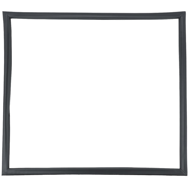 A simple, empty rectangular black picture frame with slightly uneven edges, set against a white background. Like a Door Gasket from Empura Refrigeration, its blank center emphasizes clean lines and versatile functionality.