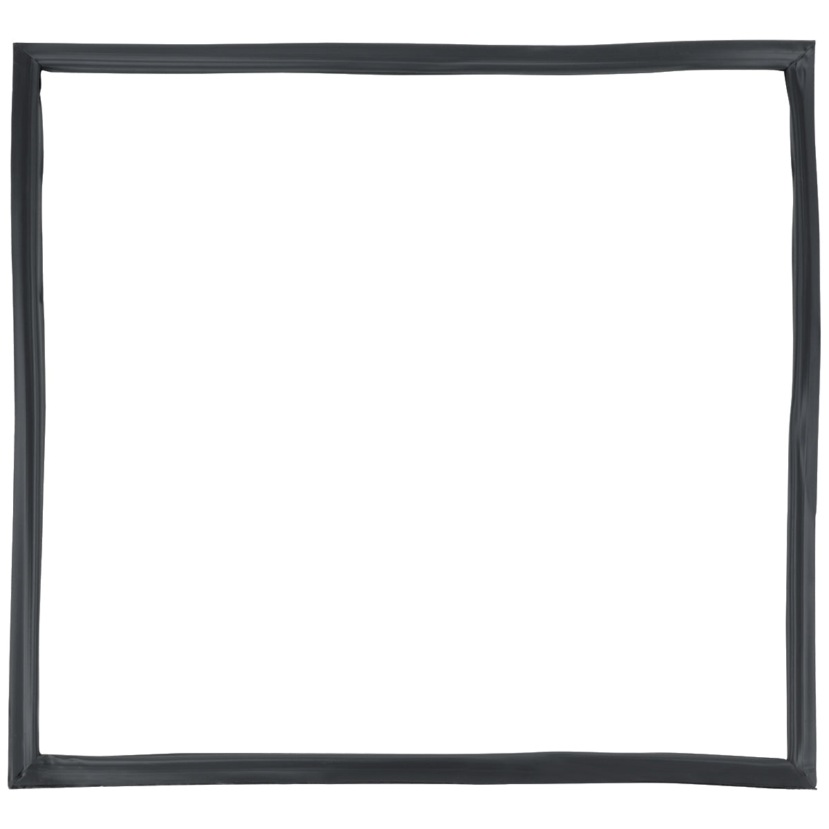 A simple, hand-drawn black rectangular frame with slightly uneven lines, set against a white background. The empty interior echoes the minimalist style often seen in Empura Refrigeration design, such as a classic door gasket.