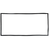 A plain, empty rectangular black frame with uneven, slightly wavy lines set against a white background; reminiscent of a door gasket like those found in Empura Refrigeration or other genuine Empura parts.